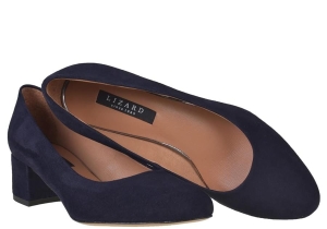 LIZ  5908 -1  nosek okrągły  /  różne kolory skóry / różne tęgości butów /obcas słupek 4.5  cm /  rozmiar 42-45