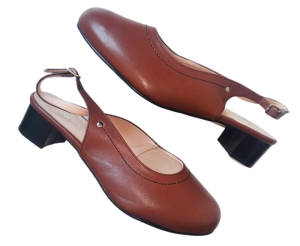 FK  9880 TĘGOŚĆ  XXL /  Czółenka bez pięty -skóra naturalna różne kolory / różne tęgości butów  / rozmiar 42-45 