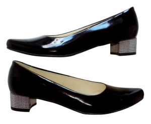 Czółenko /FK  9350 ozdobny obcas /  skóra naturalna   różne kolory/ różne tęgości butów / różne wysokości obcasów / rozmiar 42-45 