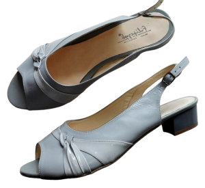 FK  9521  / Sandałki odkryte  z ozdobą /  skóra naturalna  różne kolory / różne tęgości butów / różne wysokości obcasów / rozmiar 42-46