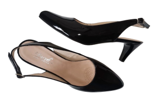 FK  9670  Czółenko pięta  odkryta / skóra naturalna  różne kolory / różne tęgości butów / różne wysokości obcasów / rozmiar 42-45