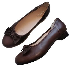 Czółenko  /FK  9918  z kokardką  zamszową  / różne rodzaje skóry /różne tęgości butów/ różne wysokości obcasów / rozmiar 42-46