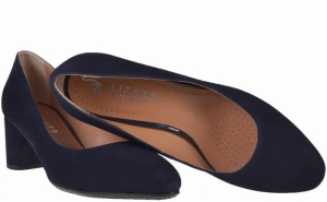 TĘGIE -szerokie KOPYTO  Komfort / LIZ  5123  K  / nosek  okrągły  / obcas ok. 5,5  cm /  różne kolory skóry / różne tęgości butów / rozmiar 42-45  