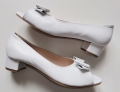 czółenka palce  odkryte , duże  buty  damskie, duża  tegość, skóra naturalna