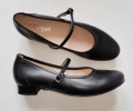baleriny z paskiem Mary Jane czarne  rozmiar 42