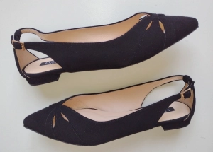 %  Buty  GOTOWE  w niższej cenie>  LIZ  6362   / skóra naturalna  zamsz   czarny  / rozmiar 42 / buty  są  typowe
