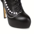 botki high heels, rozmiar 44/45 , duże buty damskie