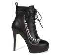 botki high heels, rozmiar 44/45 , duże buty damskie