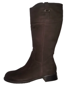 *** MODEL TĘGA ŁYDKA *** FK 9410  Kozaki skóra naturalna / nosek okrągły /rozmiar 36-46 / Możliwe wykonanie obwodu łydki do 45 cm